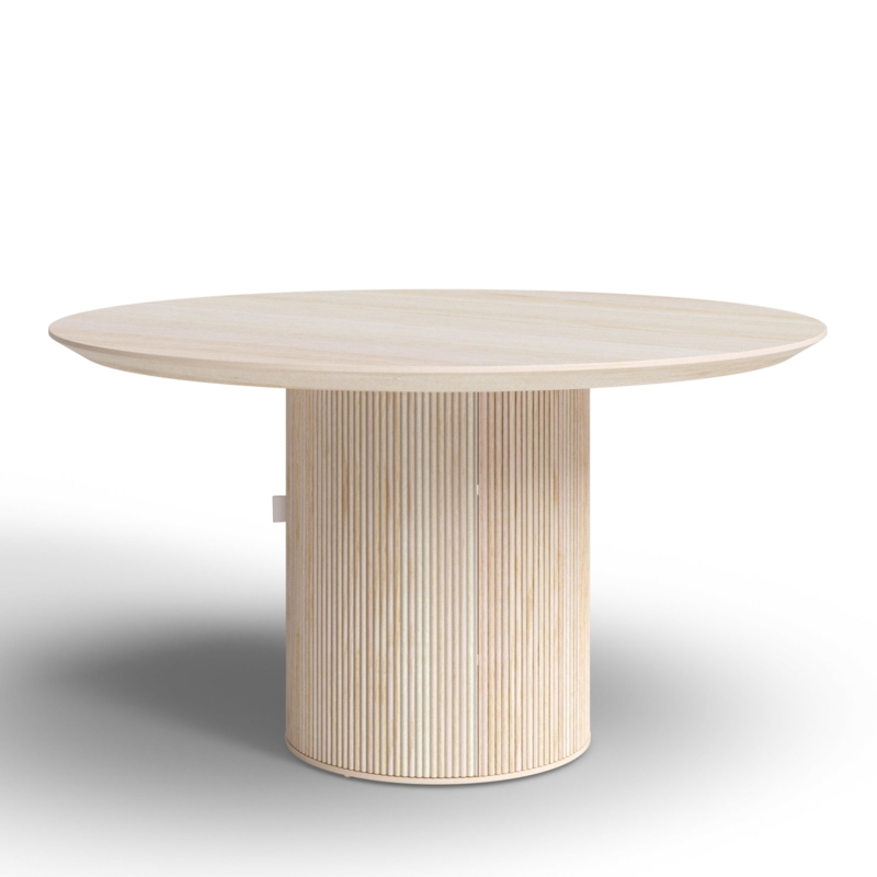 Varuna Round Solid Wood Dining Table