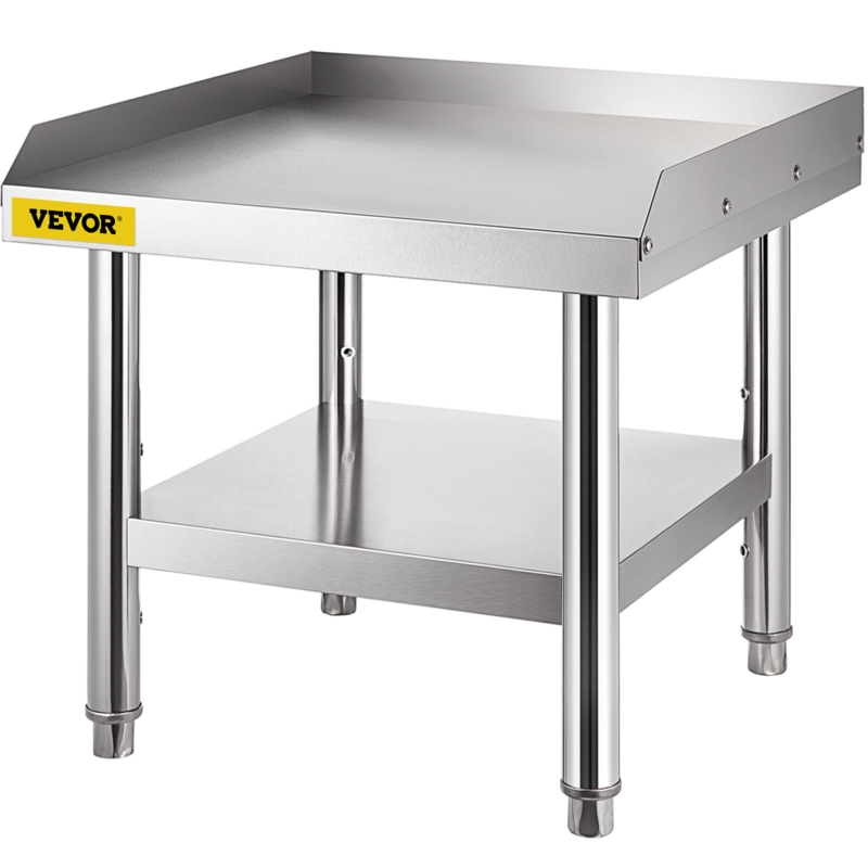 VEVOR Stainless Steel 24'' L x 24'' W x 24'' H Work Tables
