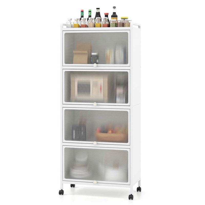 Vinona 23.5'' Steel Standard Baker's Rack with Microwave Compatibility