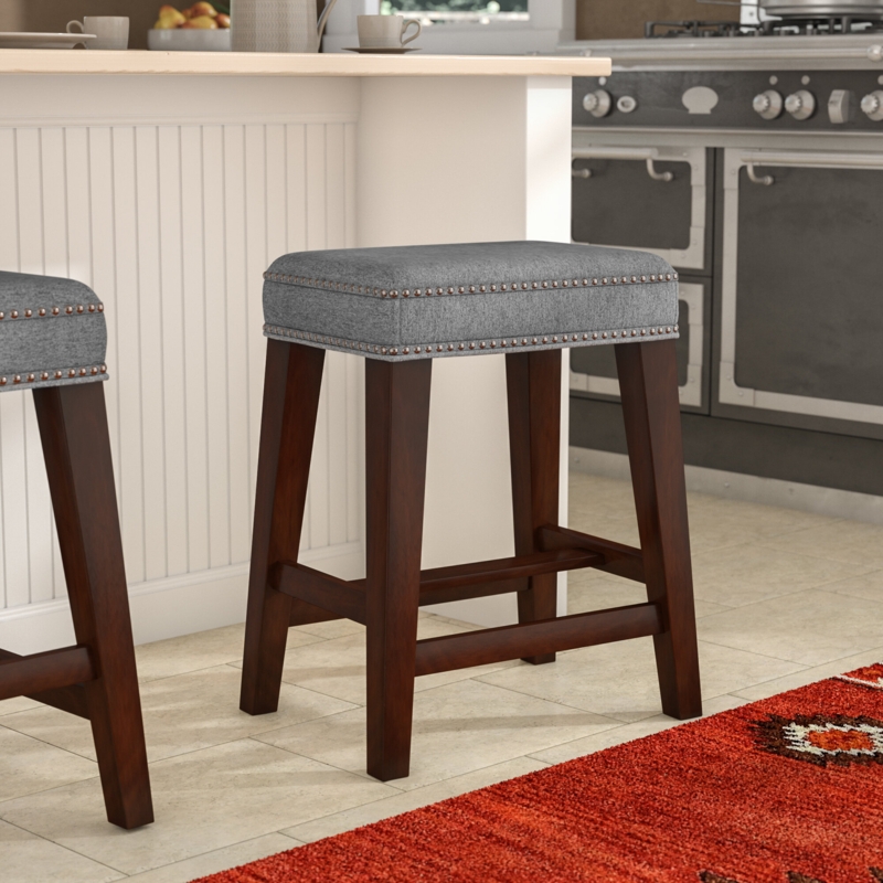 Waldenburg Traditional Style Cow Print Bar & Counter Stool
