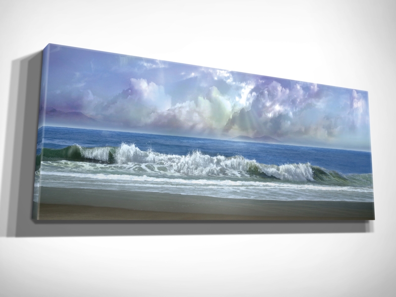 " Watching The Clouds " on Canvas