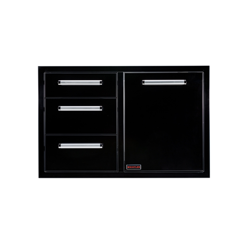 WHISTLER 33'' Modular Outdoor Kitchen Cabinet with - Burner Grill