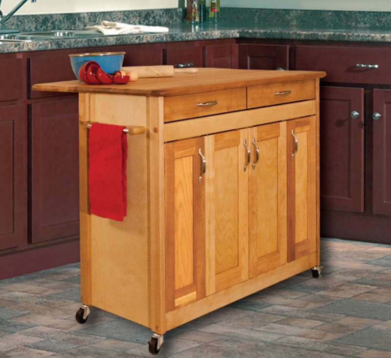 Wood Kitchen Cart