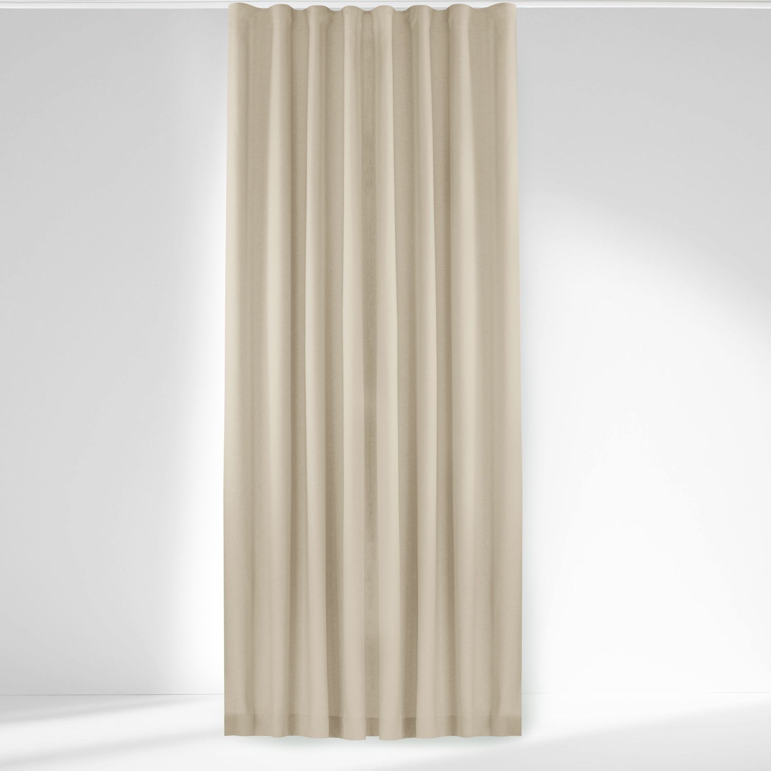 Zasona CARMENA kolor kremowy styl klasyczny tama wave transparentna 7 cm plecionka 300x225