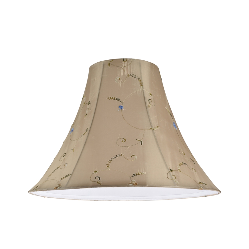 12'' H Faux Silk Fabric Bell Lamp Shade