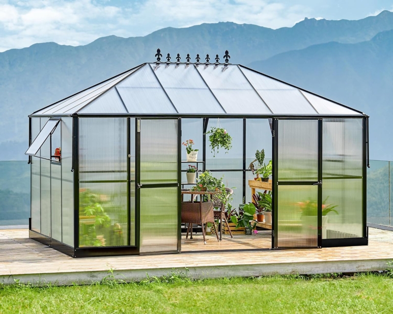 14" W x 9.5" D Hobby Greenhouse