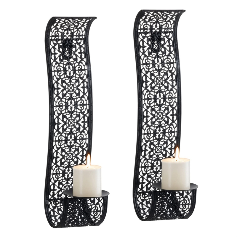 15.4'' H Metal Wall Wall Sconce (Set of 2)