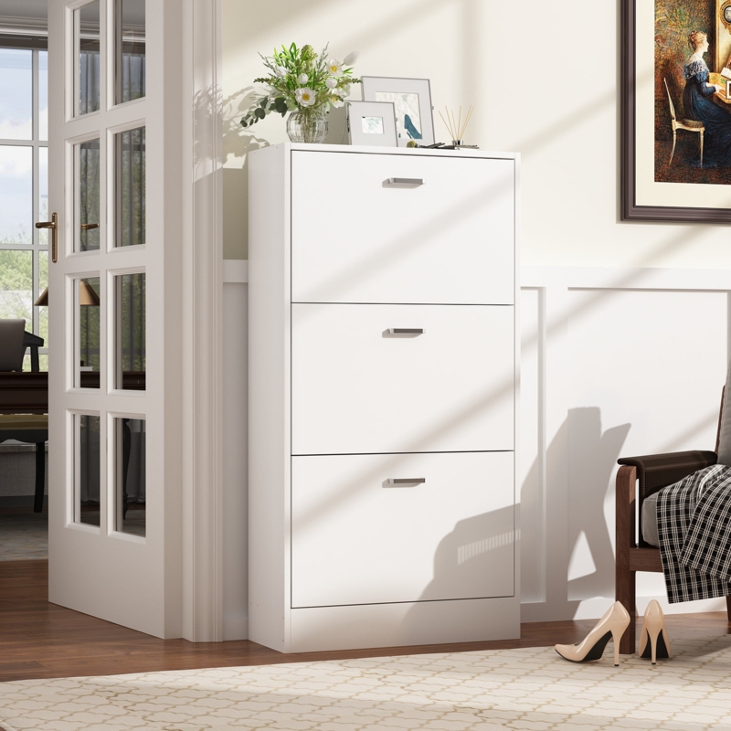 18 Pair Shoe Storage Cabinet