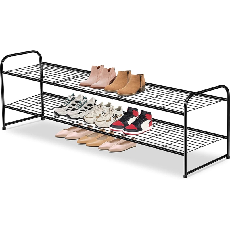 18 Pair Stackable Shoe Rack