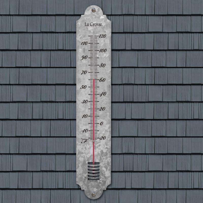19.50" Metal Outdoor Thermometer