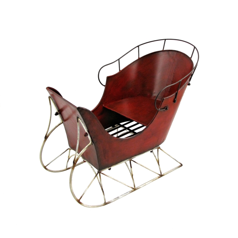 2 Piece Iron Sleigh Set