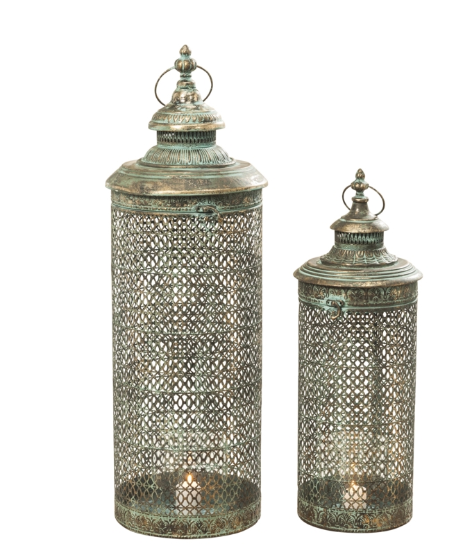29.5'' H Metal Floor Lantern