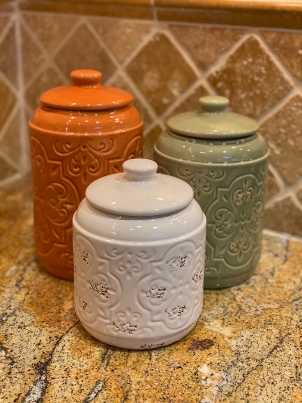 3 Piece Kitchen Canister Set