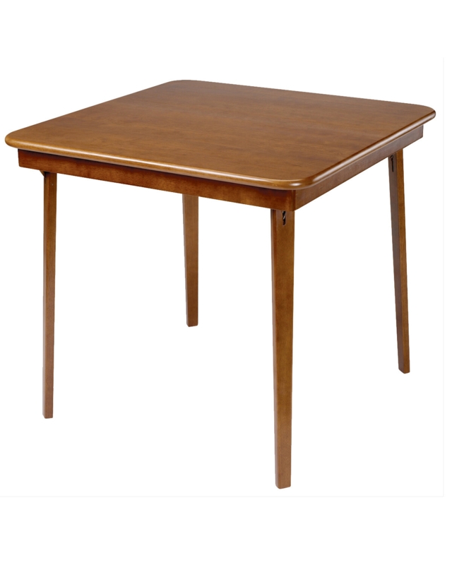 32'' Solid Wood Square Portable Folding Table