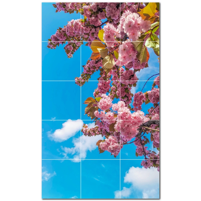 4.25'' x 4.25'' Satin Ceramic Decorative Mural