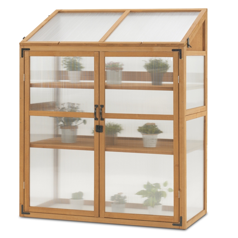 44.5" W x 24.8" D Cold Frame Greenhouse