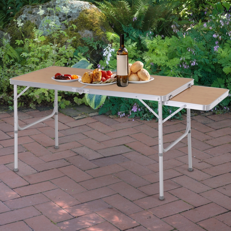 47.25'' Rectangular Adjustable Folding Table