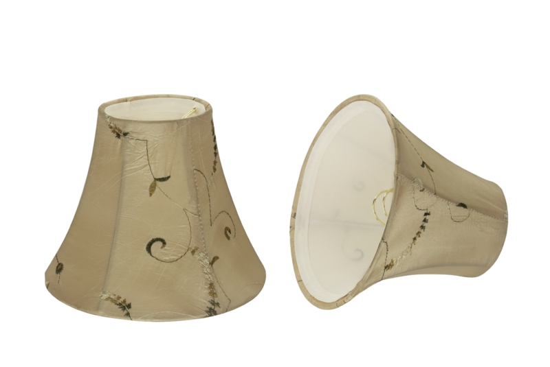 5'' H Faux Silk Fabric Bell Lamp Shade