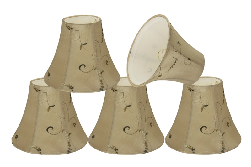 5'' H Faux Silk Fabric Bell Lamp Shade