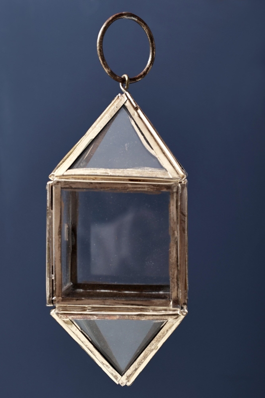 6'' H Glass Tabletop Lantern