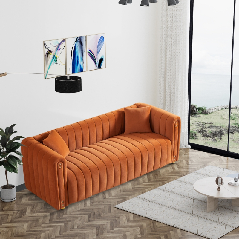 79.92'' Velvet Sofa