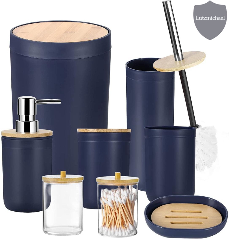 8 Piece Bathroom Accessory Set