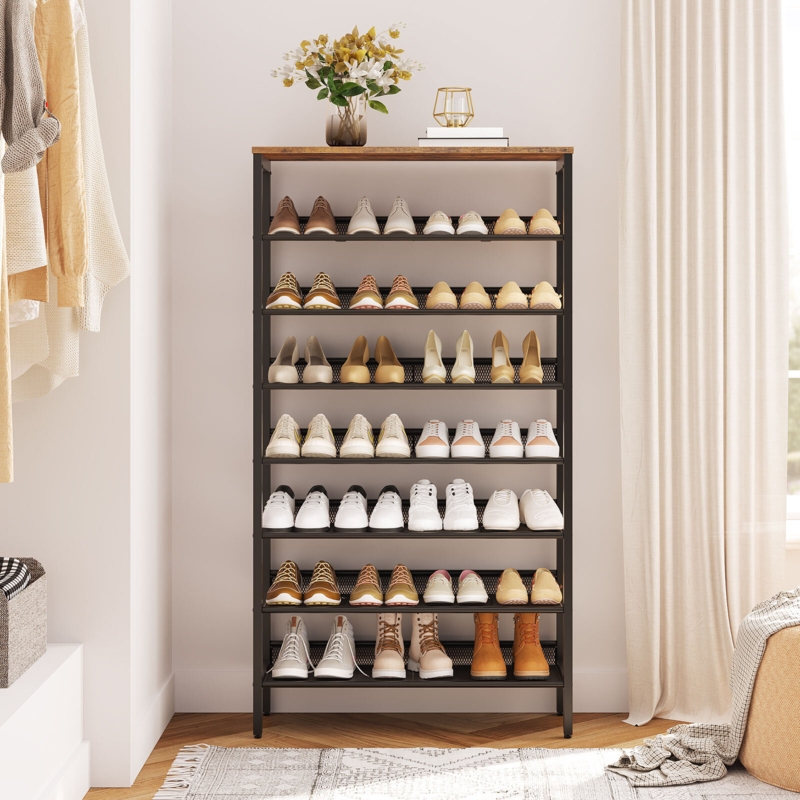 8 Tier 32 Pair Shoe Rack