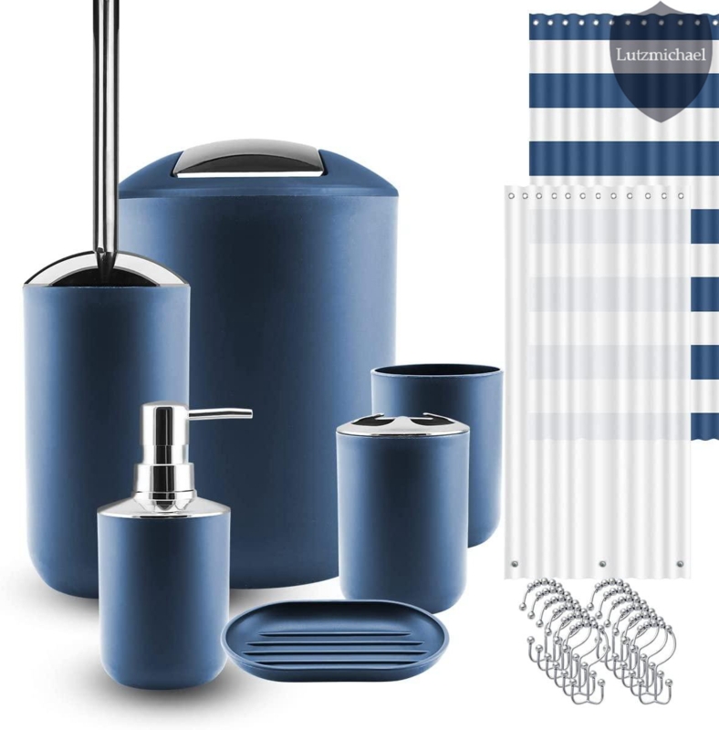 9 Piece Bathroom Accessory Set