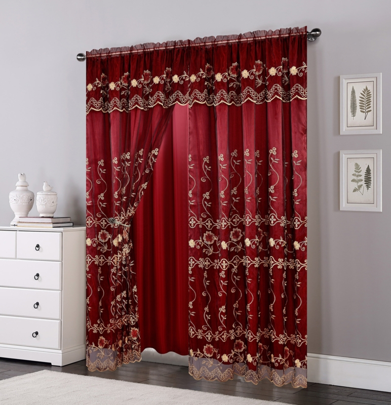 Abram Polyester Sheer Curtain Panel