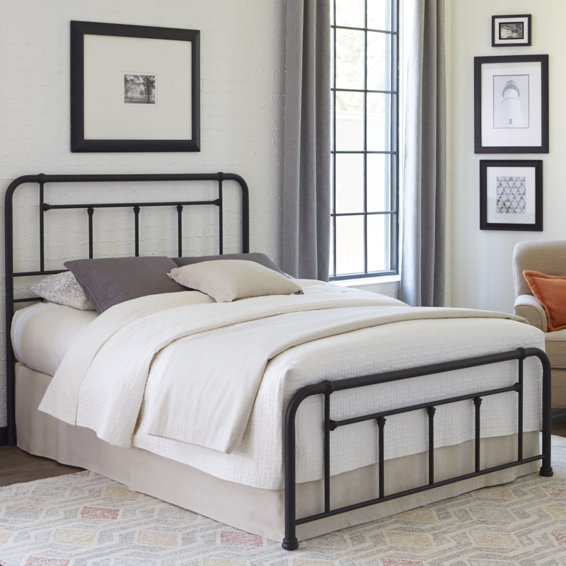Accetta Metal Open-Frame Bed