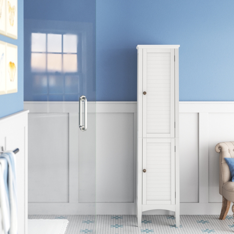 Aidon Freestanding Linen Cabinet