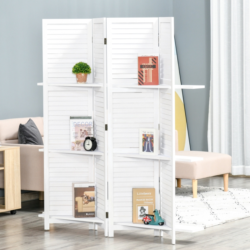 Airiel 62.99'' W x 66.93'' H 4 - Panel Folding Room Divider