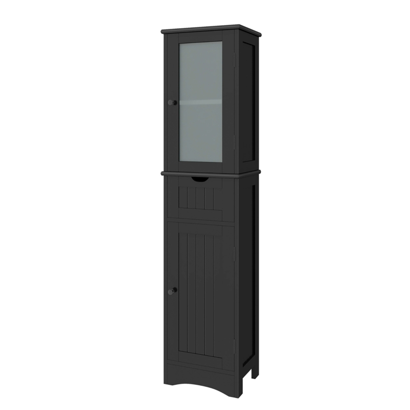 Ajdina Freestanding Linen Cabinet