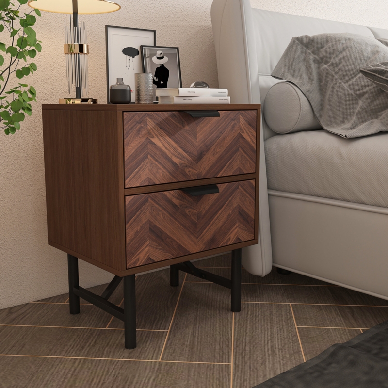 Aldyn Metal Nightstand