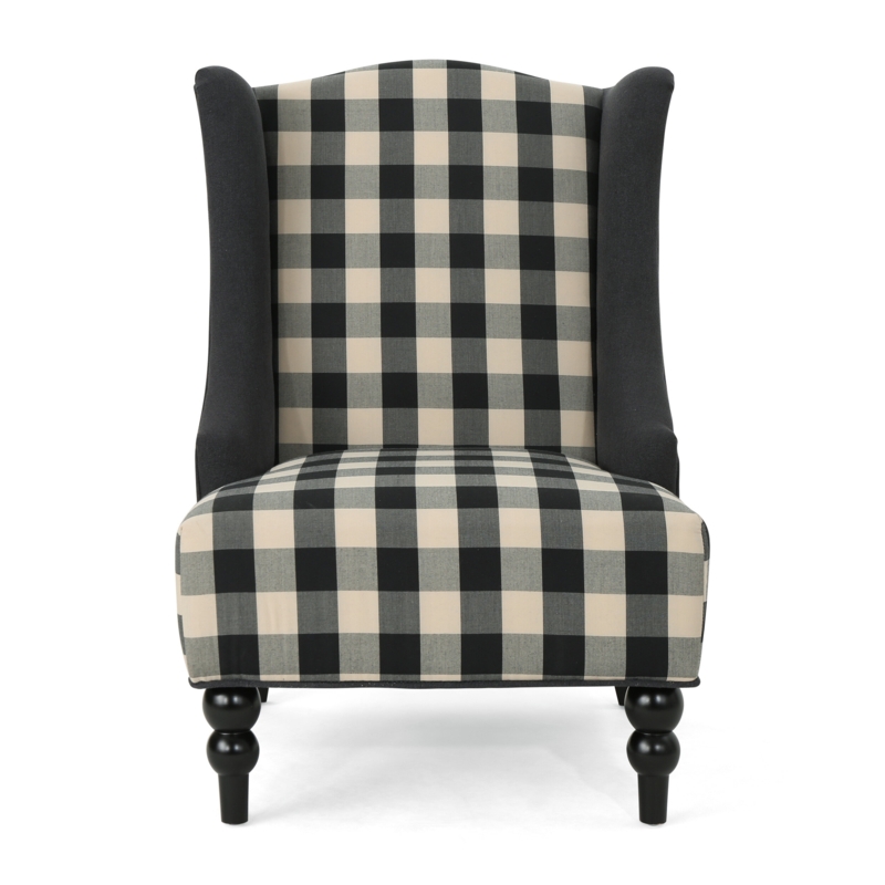Alejandra Upholstered Wingback Chair