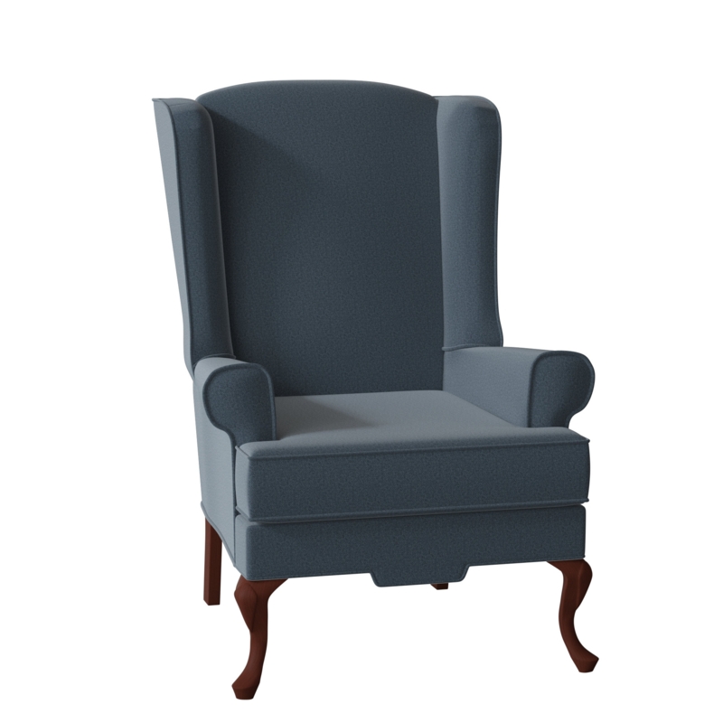 Alexanra Upholstered Wingback Chair