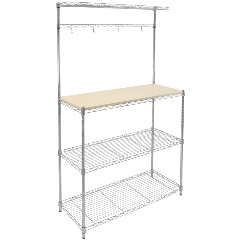 Andreus 36'' Standard Baker's Rack with Microwave Compatibility