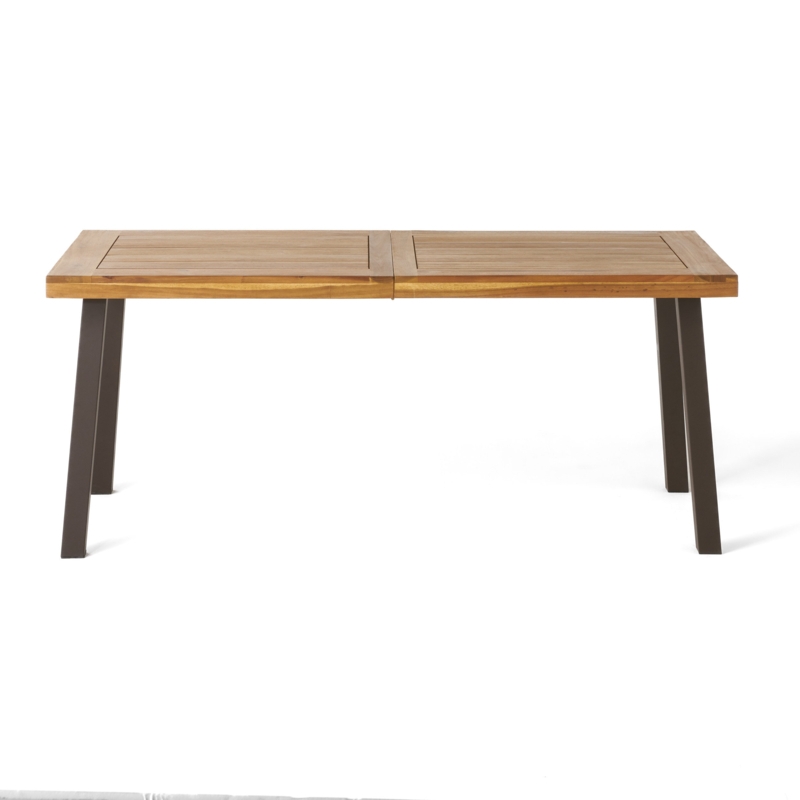 Anes Solid Wood Top Dining Table