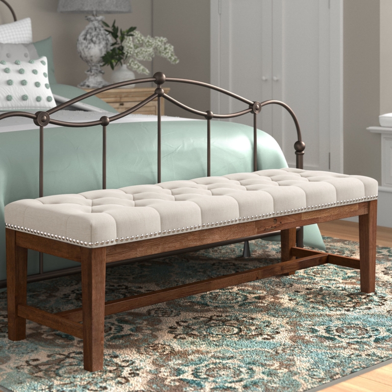 Anson Polyester Upholstered Bench