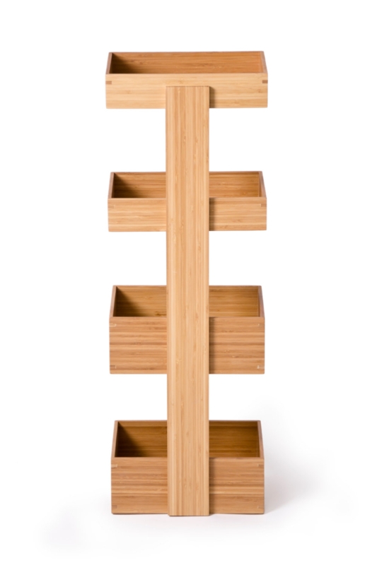 Arena Freestanding Bamboo Shower Caddy
