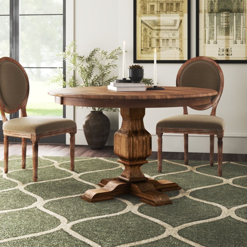Ariahana Round Solid Wood Dining Table