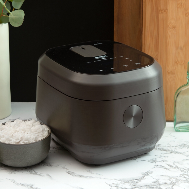 Aroma  Professional 360 Induction 12-Cup (Cooked) Digital Rice Cooker & Multicooker, Automatic Keep Warm Mode, Quick & Balanced Heat Cooker, Premium PFOA Free Nonstick Inner Pot Included, Black (ARC-7606B)