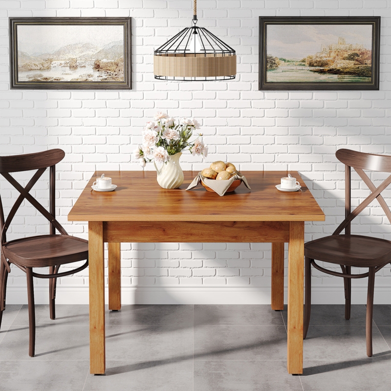 Artemisia Unfinished Solid Wood Base Dining Table