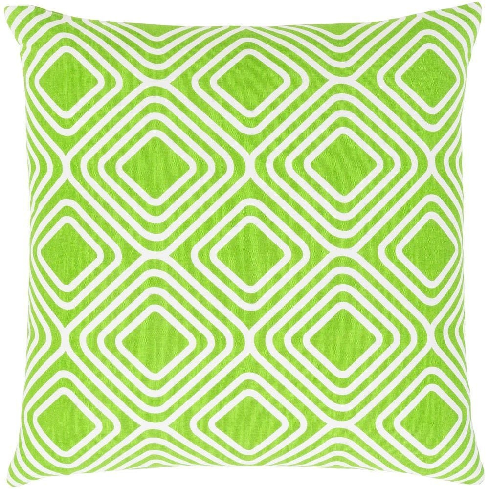 Artistic Weavers Darran Green Geometric Polyester 22 in. x 22 in. Throw Pillow