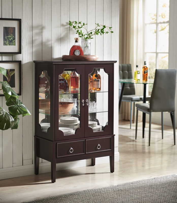 Atoka Dining Curio Storage Cabinet