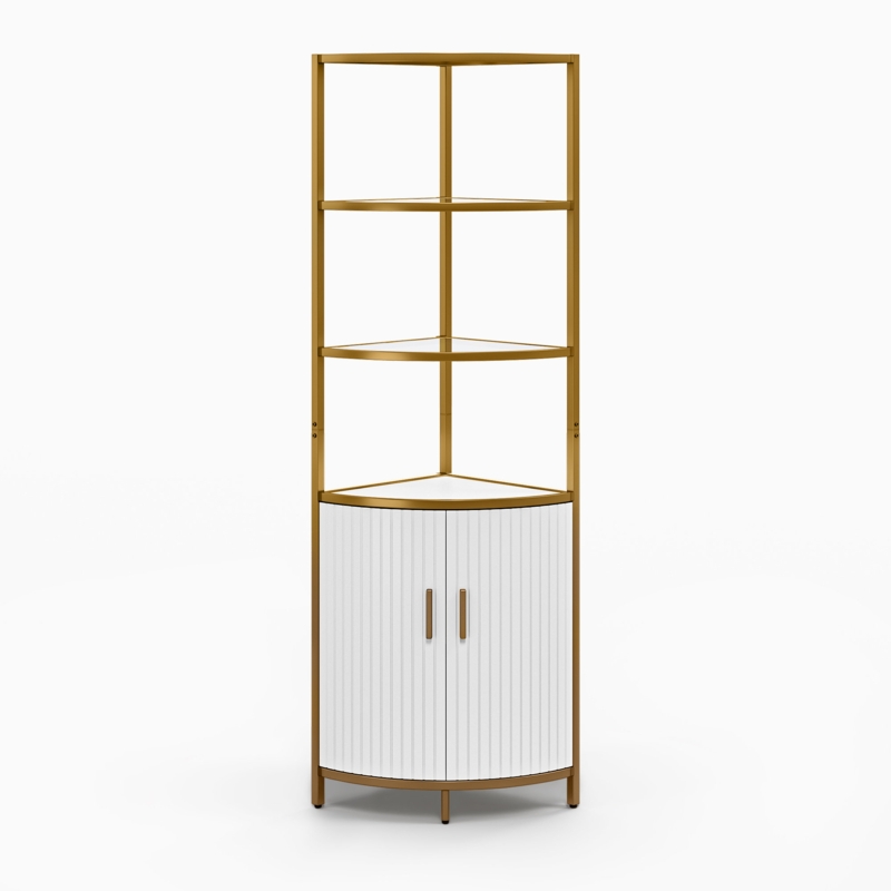 Audie Corner Storage Bookcase