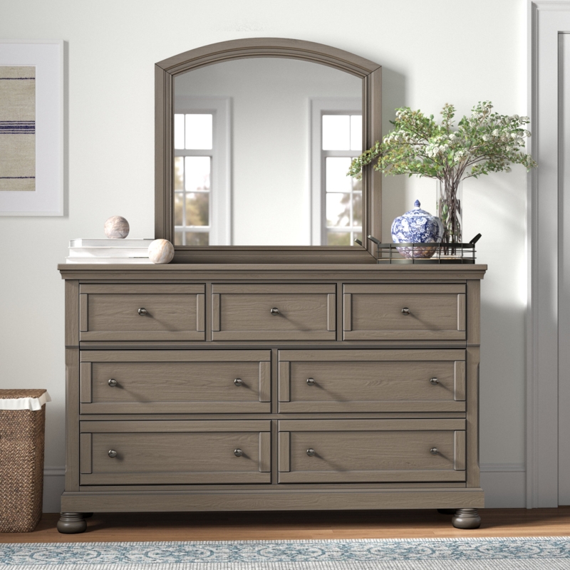 Austinburg 7 - Drawer Dresser with Mirror