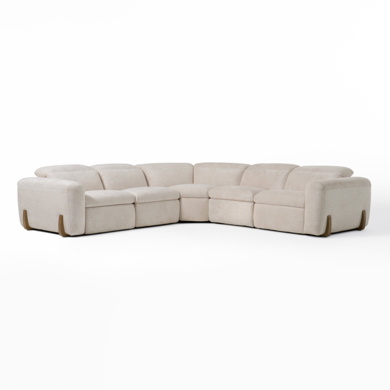 Azailya 5 - Piece Upholstered Reclining Sectional
