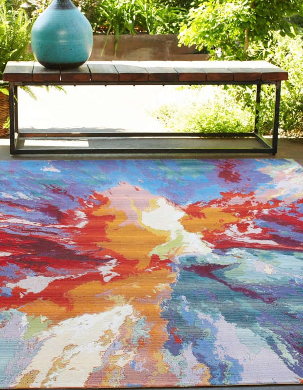 Azaleea Abstract Rug