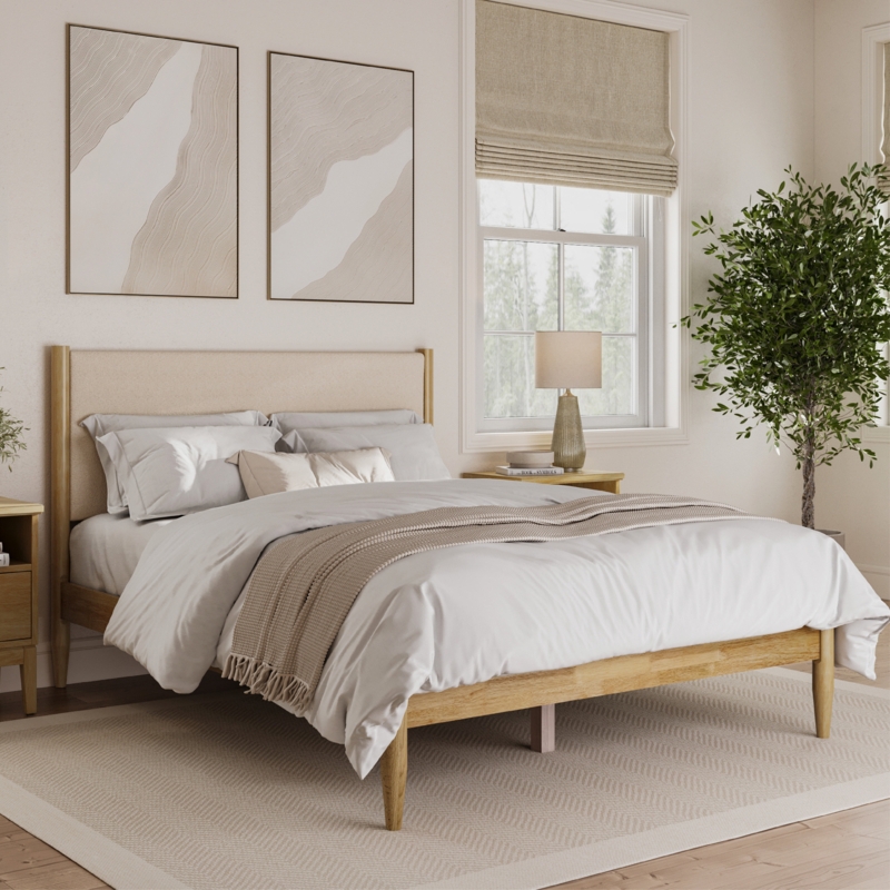 Upholstered Headboard With Wood Frame